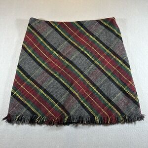 Sanctuary Women's Large Blanket Skirt‎ Boho Fringe Hem Wrap Style